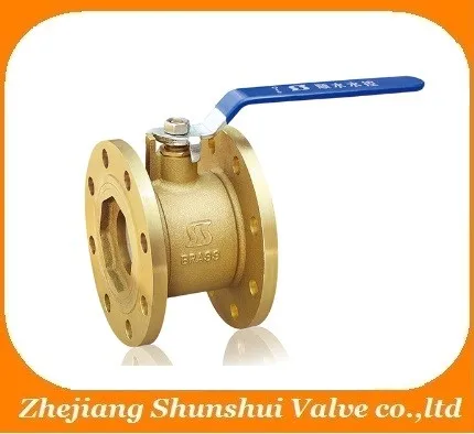 yuhuan sunsy shunshui factory PN16 DN15-DN300 flange brass ball valve
