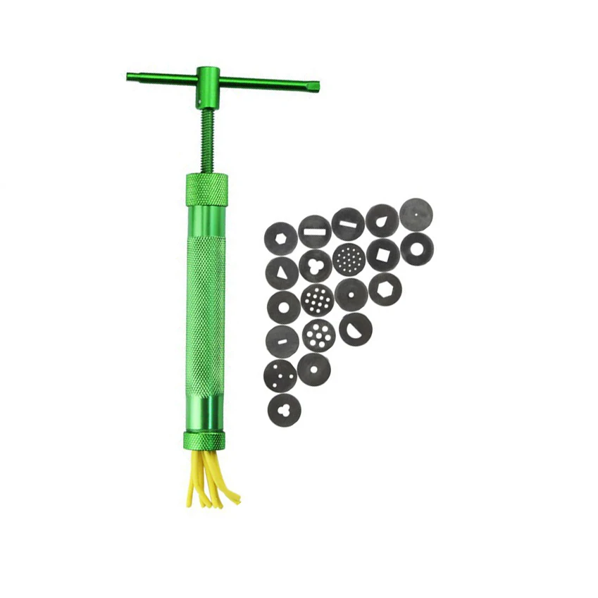 Yiwu bobao factory supply small portable custom high quality Non-toxic metal clay craft DIY pet food bakery extruder squeezer