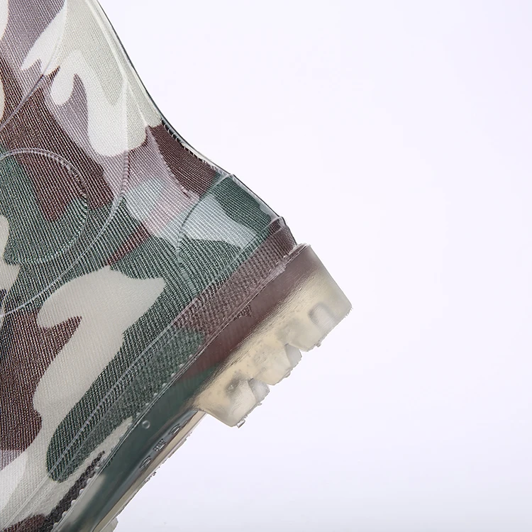 PVC shiny women rain boots