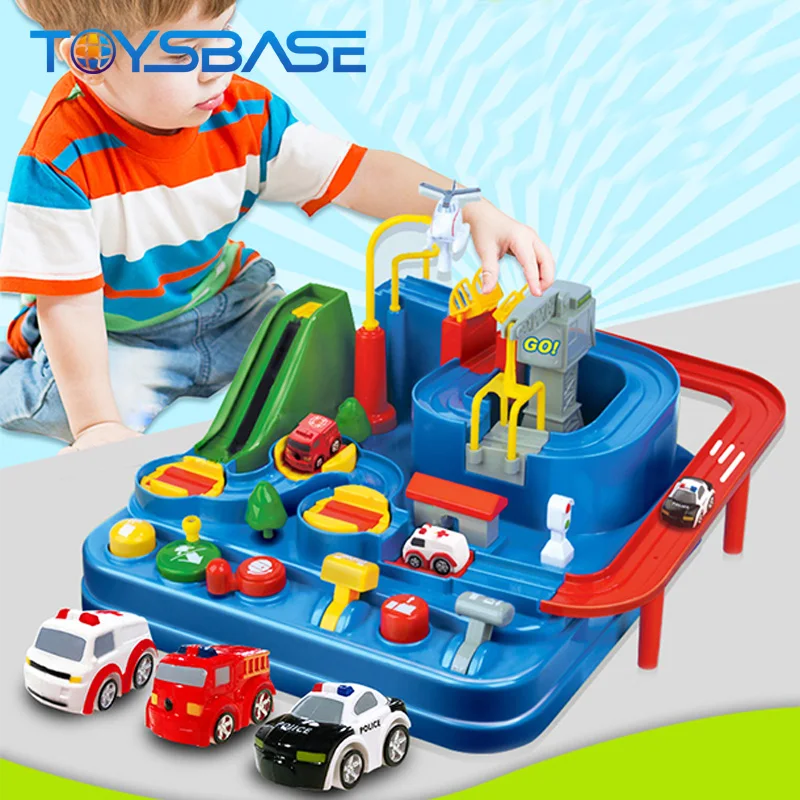 New Products Kids Play Slot Car Set Plastic Fast Track Toys