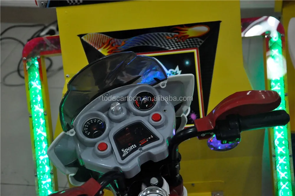 22LCD screen simulator moto machine TT for children racing game machine game machine to play car racing game