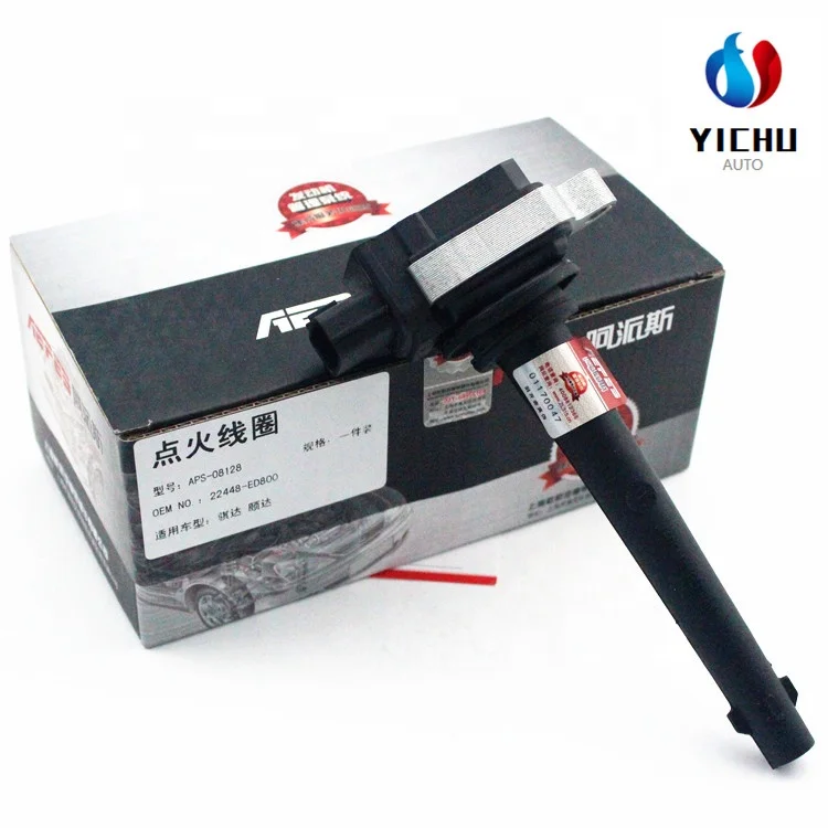 APS-08128 auto parts Ignition coil 22448-ED800 for Dongfeng Nissan sunny TEANA TIIDA GENISS LIVINA SYLPHY X-TRAIL QASHQAI