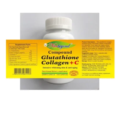 
Nicebeyond Compound Gluta Collagen +C, Super white Enhanced Gluta 