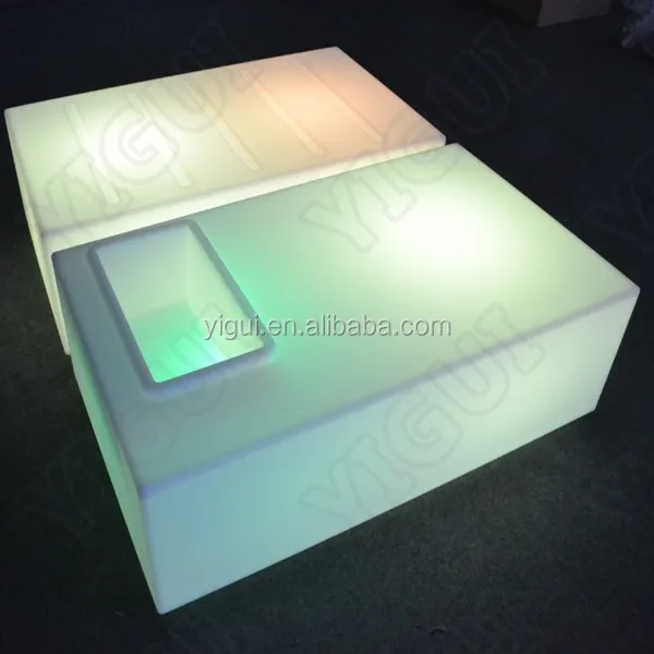 Современный светодиодный бар мебель RGB 16 видов цветов подсветкой LED журнальный столик