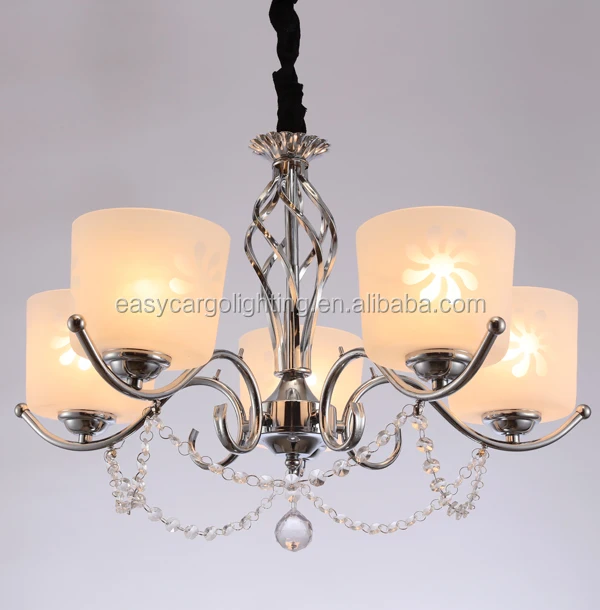 
Polished chrome and crystal chandelier/decorative modern Chandelier (FX8246-5p) 