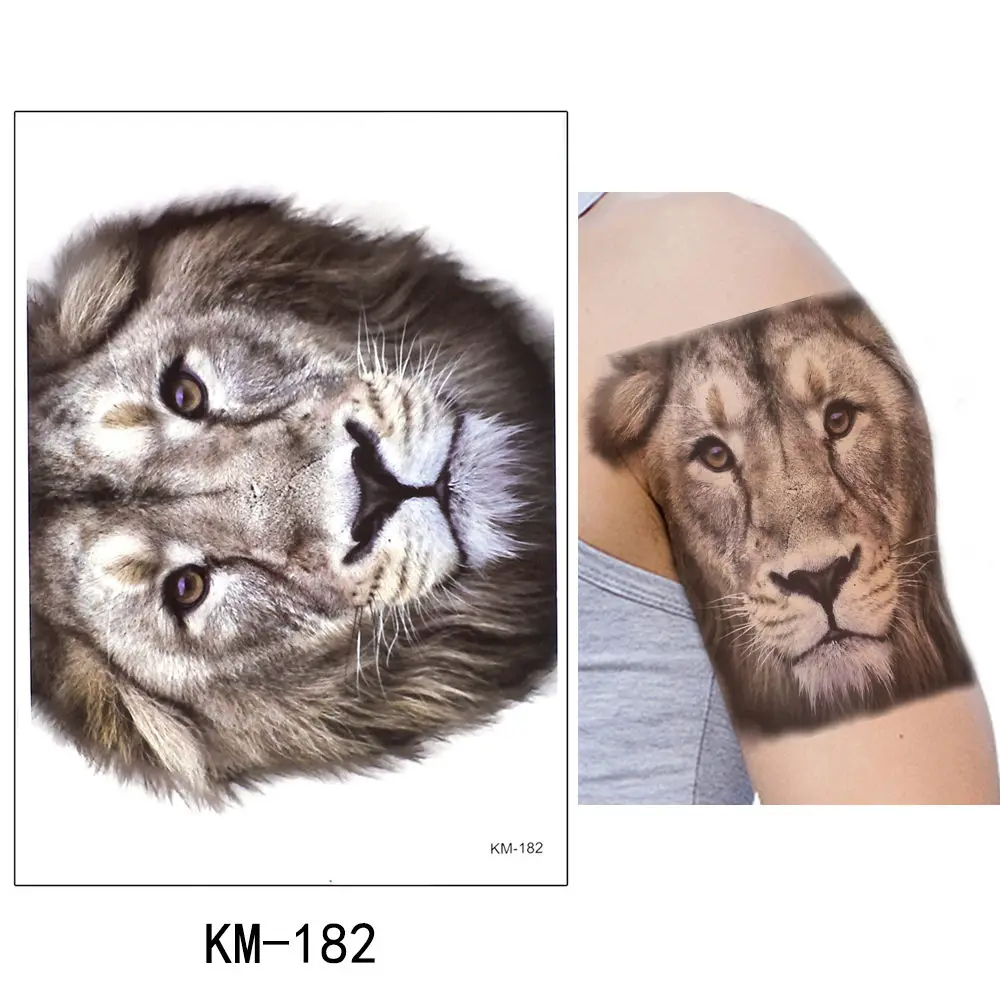 
KM182 - KM187 Large size Tattoo Sticker Temporary Tattoos Arm Body Art Tatoo Waterproof 