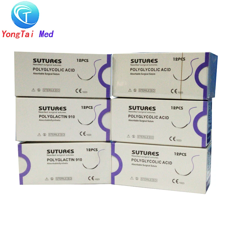 
High quality surgical suture pga/polyglactin 910 suture 
