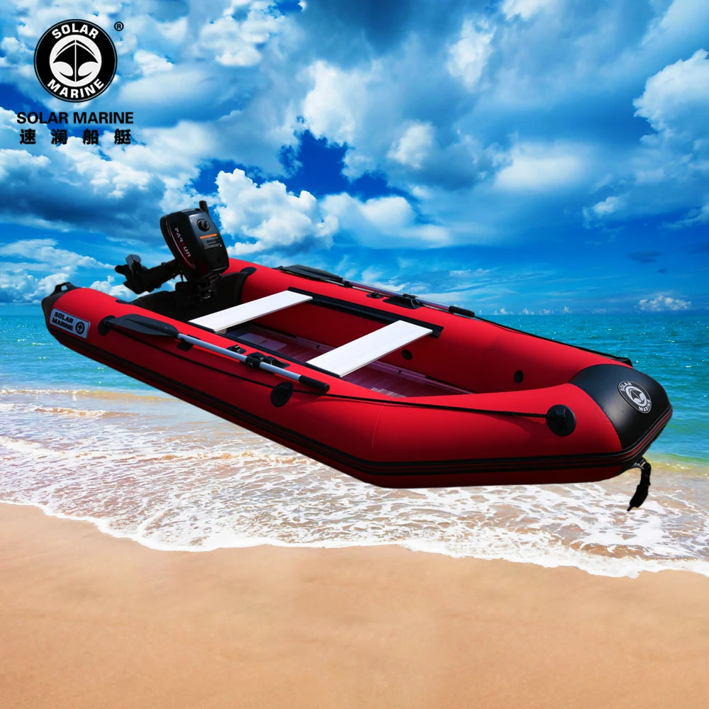 Solarmarine 5 Person PVC Inflatable Aluminum Floor Boat For scuba diving