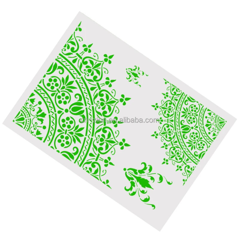 
Plastic PET material spray painting DIY Drawing Stencils white color art Drawing template 