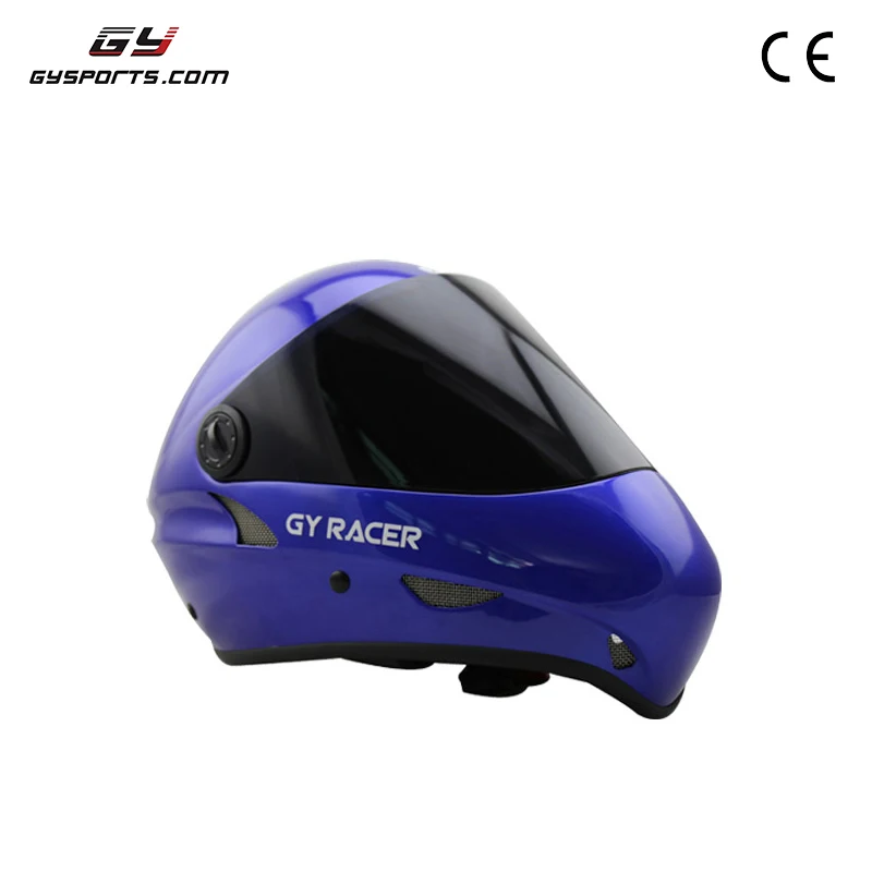 2018 new developed EPS liner velvet Fiberglass  fullface helmet
