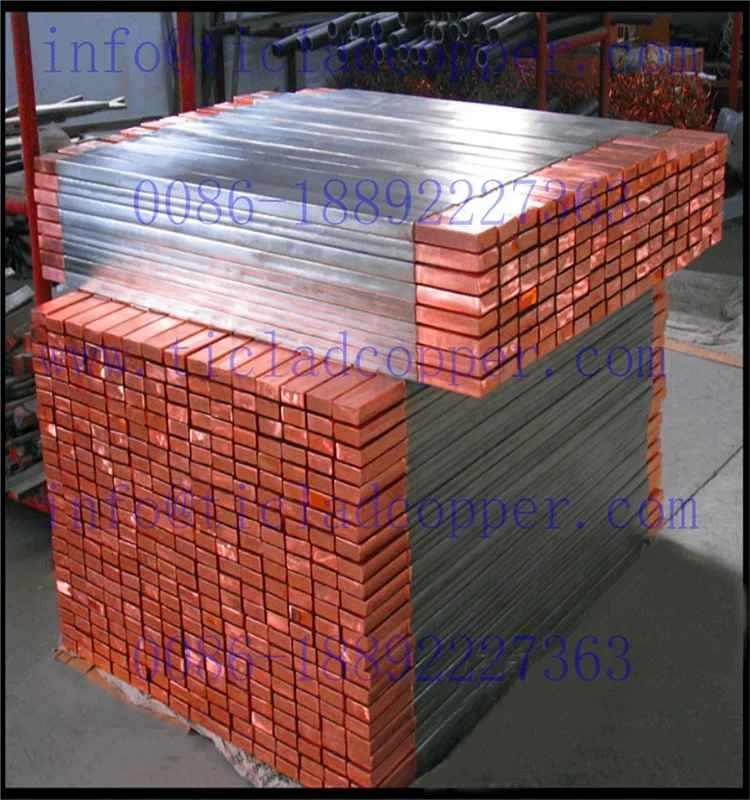 Медный плакированный стальной стержень/стальной плакированный медный стержень/титановый облицовочный металл