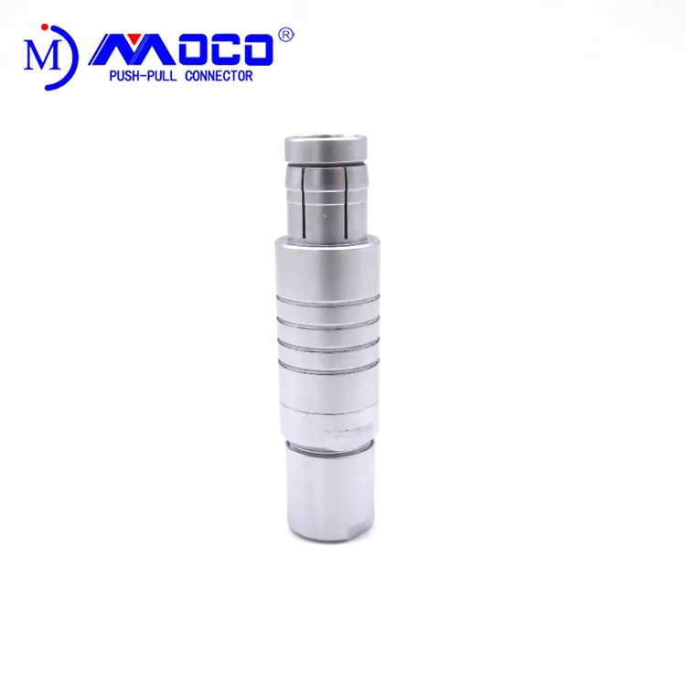 MOCO  Push Pull  Connector  F Series  Plug 12 Pin Wire Male Half Moon  Waterproof Connector