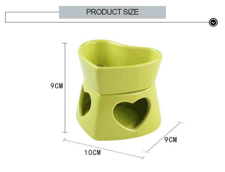 
Fondue Set,Glazed Ceramic Fondue Pot For Cheese or Chocolate,Tapas,Butter Warmer Set 