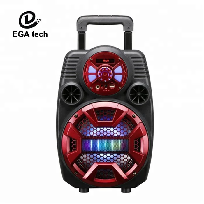 Very popular 8 inch portable speaker with subwoofer for outdoor and indoor