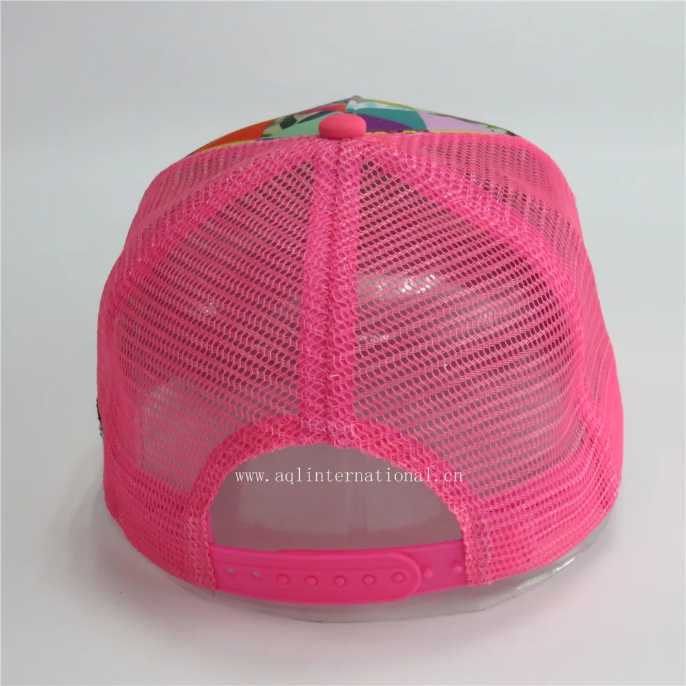 Fashion custom full print trucker hat sublimation trucker cap foam hat women summer hat