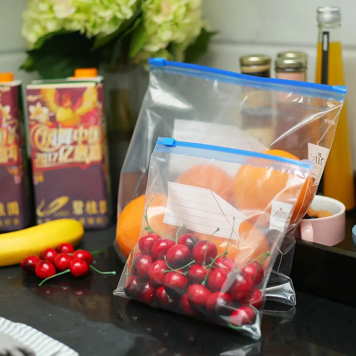 ziplock blue standard slider bags