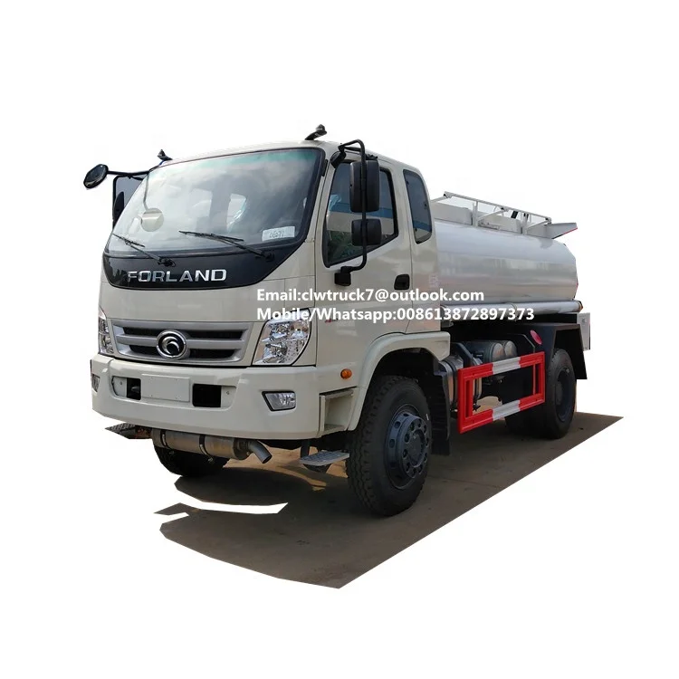 Foton 4x4 diesel truck fuel consumption/ 4x4 mobile fuel dispenser truck