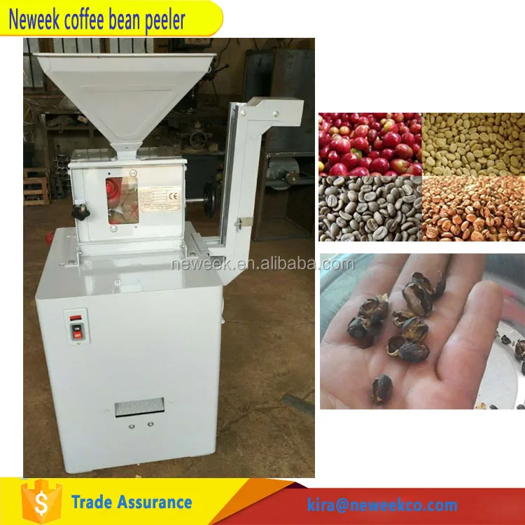 NEWEEK 3 roller cocoa processing dry black skin coffee bean sheller for sale