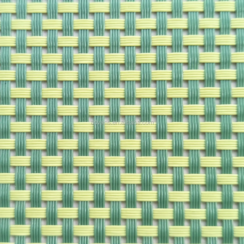 
Cheap 4*4 Weave Teslin Plastic Viny Woven PVC Extruced Mesh fabric Outdoor Fabric 