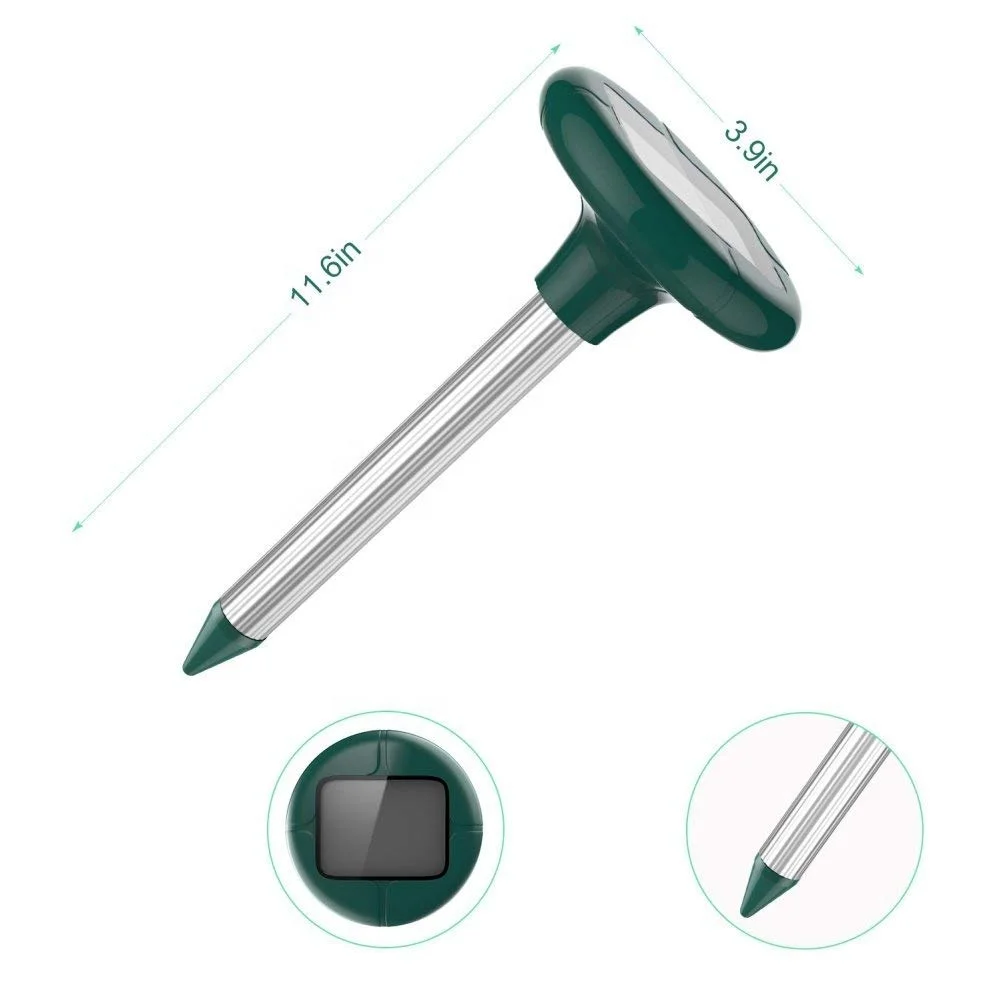 High quality solar energy waterproof animals repellent device snake mouse pest mole repeller