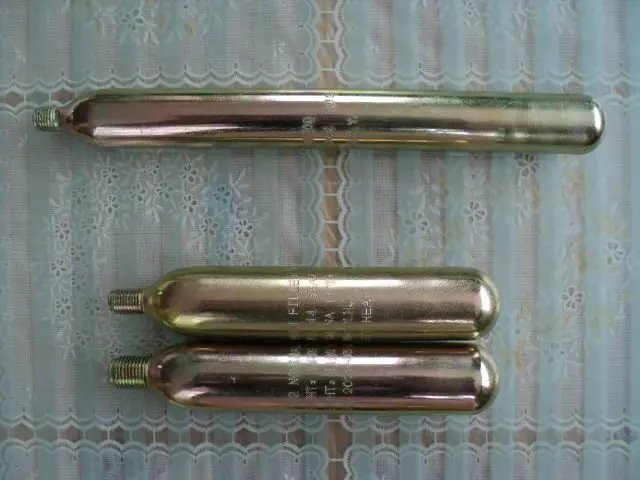 33g CO2 gas Cylinder/cartridge for inflatable life jacket