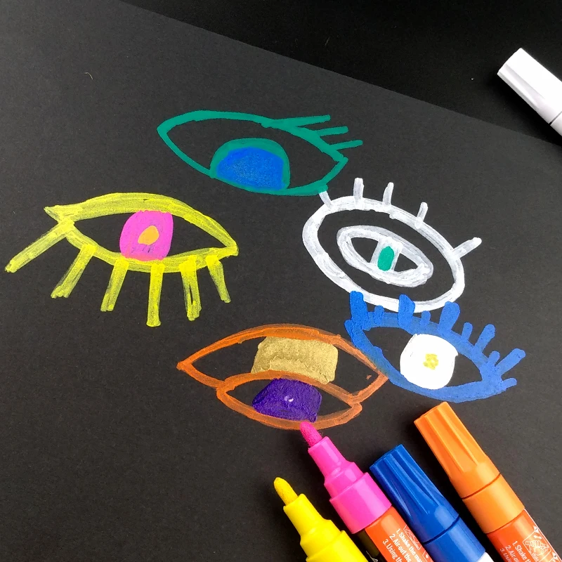 15 pack color water-based paint marker