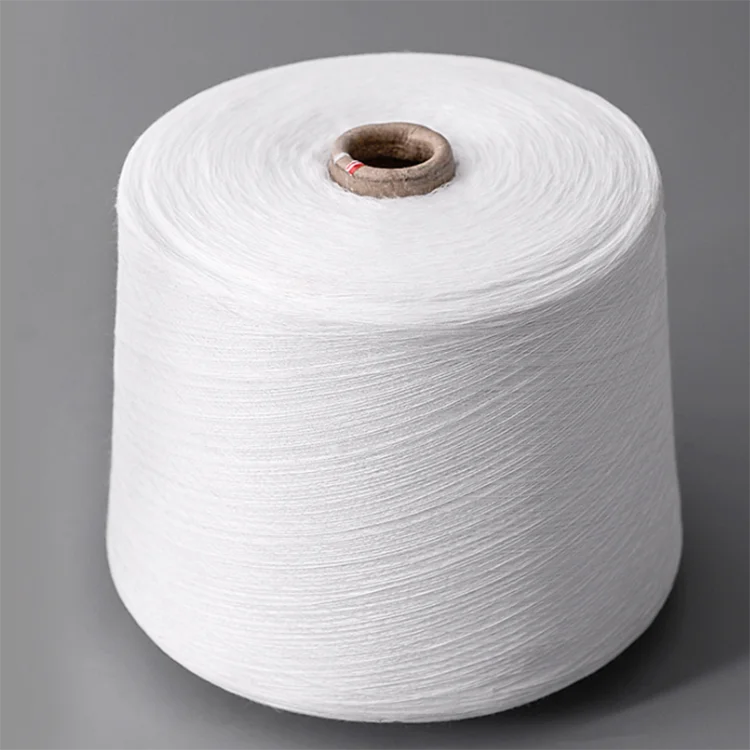 100% spun polyester yarn manufacturer in china polyester spun yarn