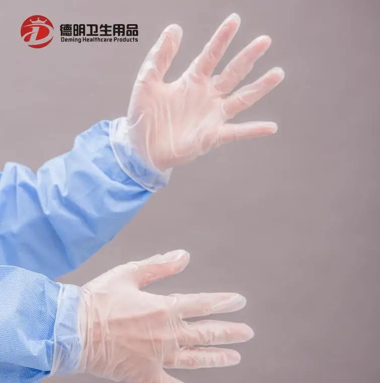 
Disposable Medical PVC Plastic Latex Vinyl Gloves 