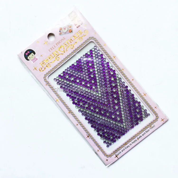 Cangnan factory star DIY laptop rhineston stickers