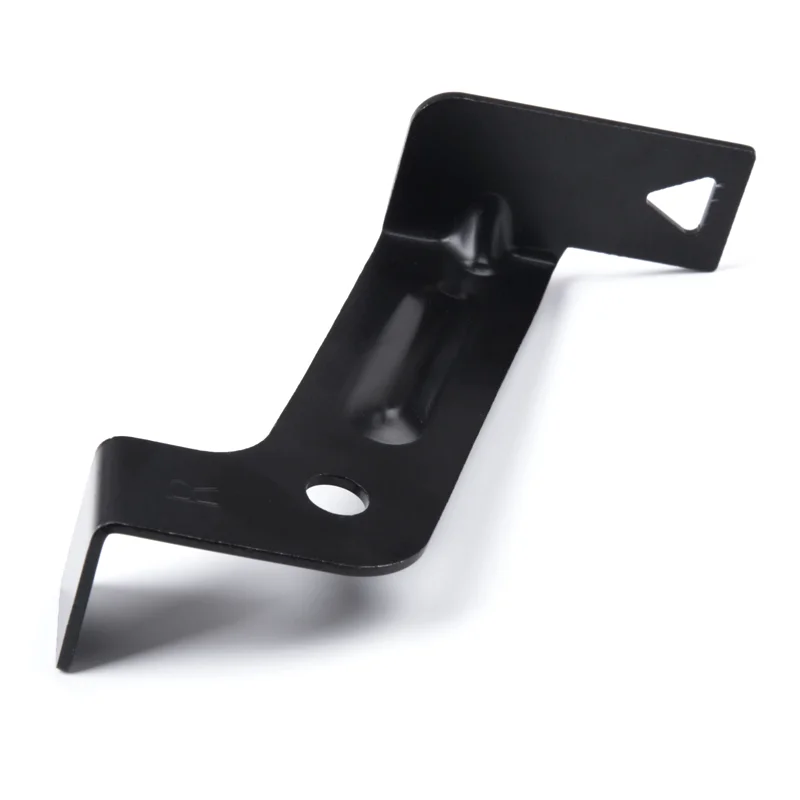 black powder coated sheet metal parts