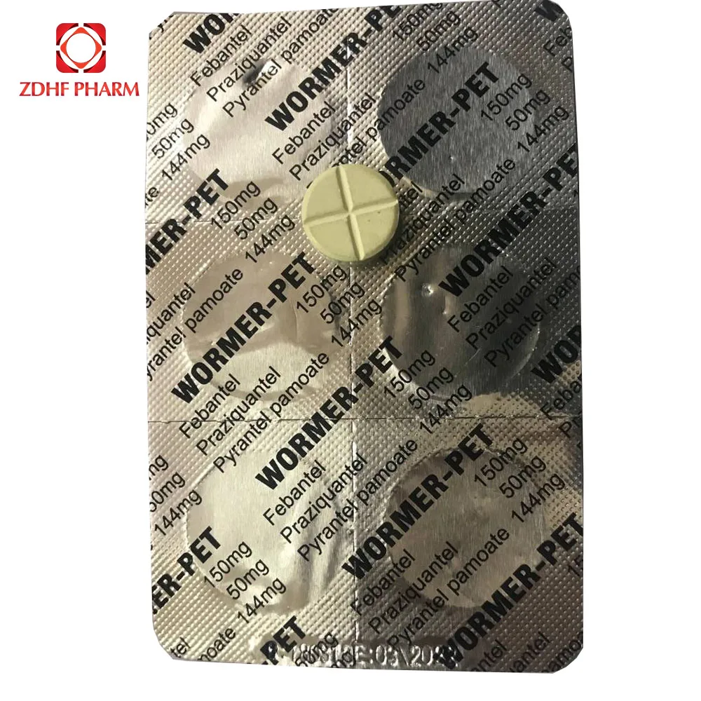 
pet deworming fenbendazole Praziquantel tablet for dogs cat 