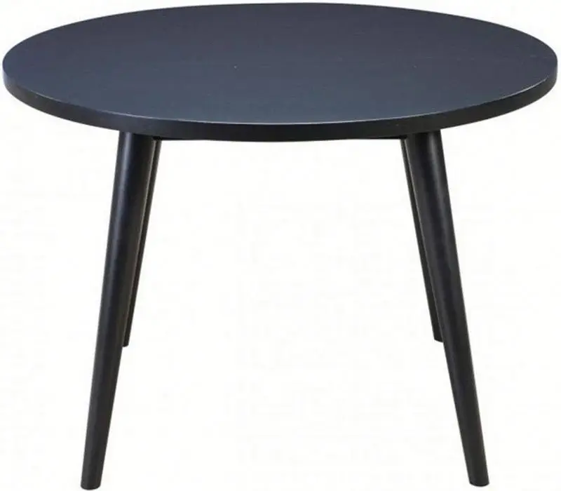 
Chinese style table, black modern round table dining room furniture dining table 