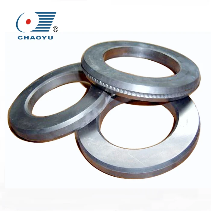 YG15 Grade 125*85*20mm tungsten carbide roller for wire drawing and ribbing rolling mill