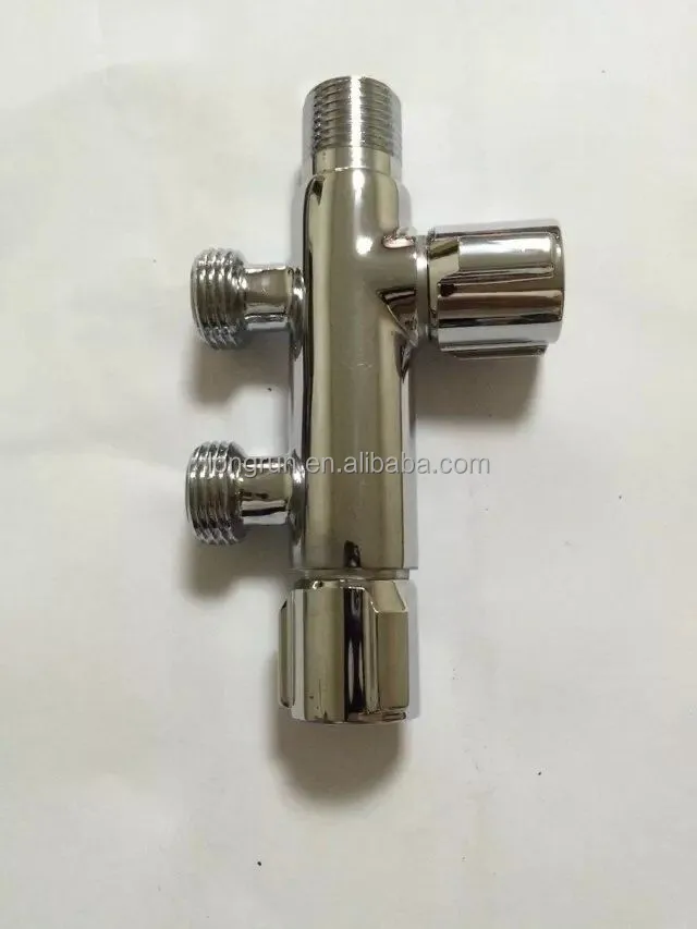 High Quality Brass Double Ways Angle Valve Pressure Reducing Valve