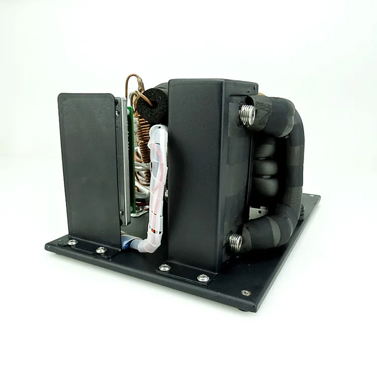 Solar battery power DC 12v 24v mini refrigeration water chiller unit with micro inverter compressor for medical cooling