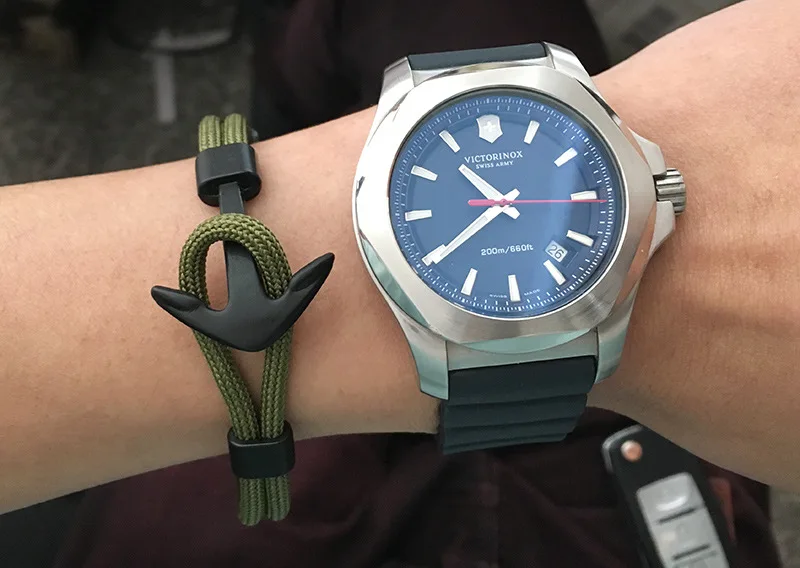 2019 Fashion Anchor Men Viking Charm Paracord Nylon Rope Anchor Bracelet