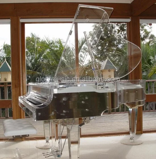 Acrylic Grand Piano Crystal Piano for  luxury home furniture