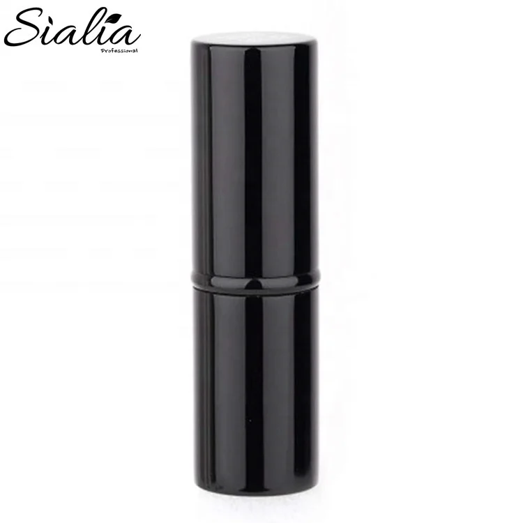 Индивидуальная профессиональная розово-Золотая пластиковая натуральная косметика оптовая продажа тушь для ресниц Экологически чистая выдвижная кисть для румян кабуки