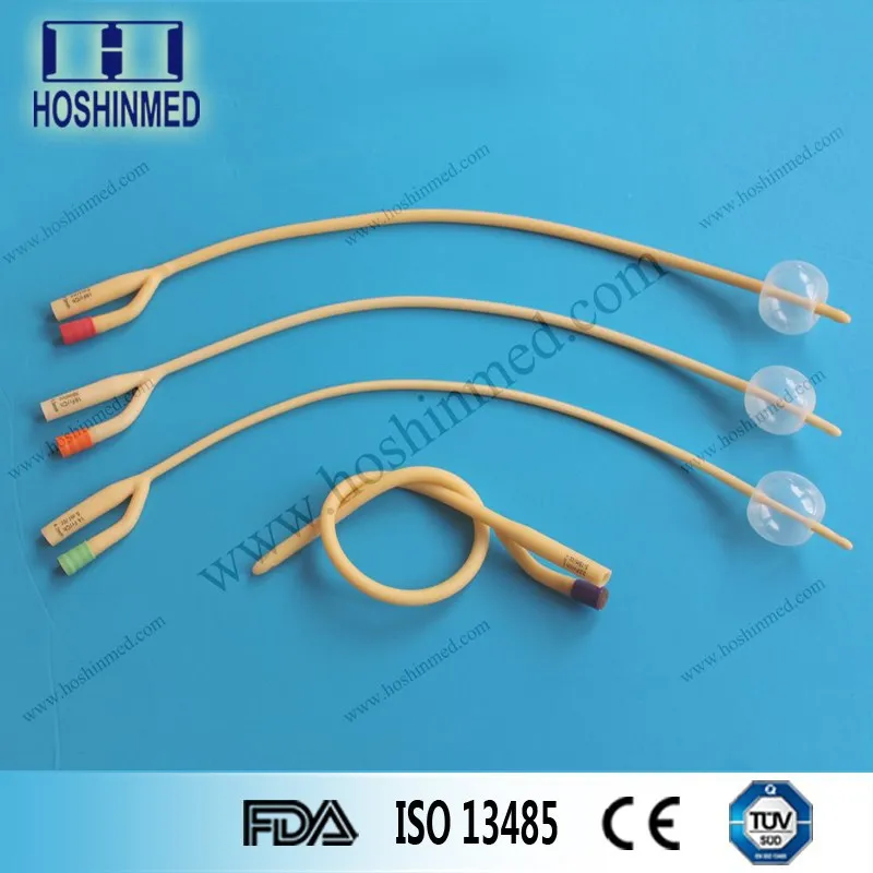 EOG стерильное силиконовое покрытие, комфортное ощущение Foley-kateter latex 2 way