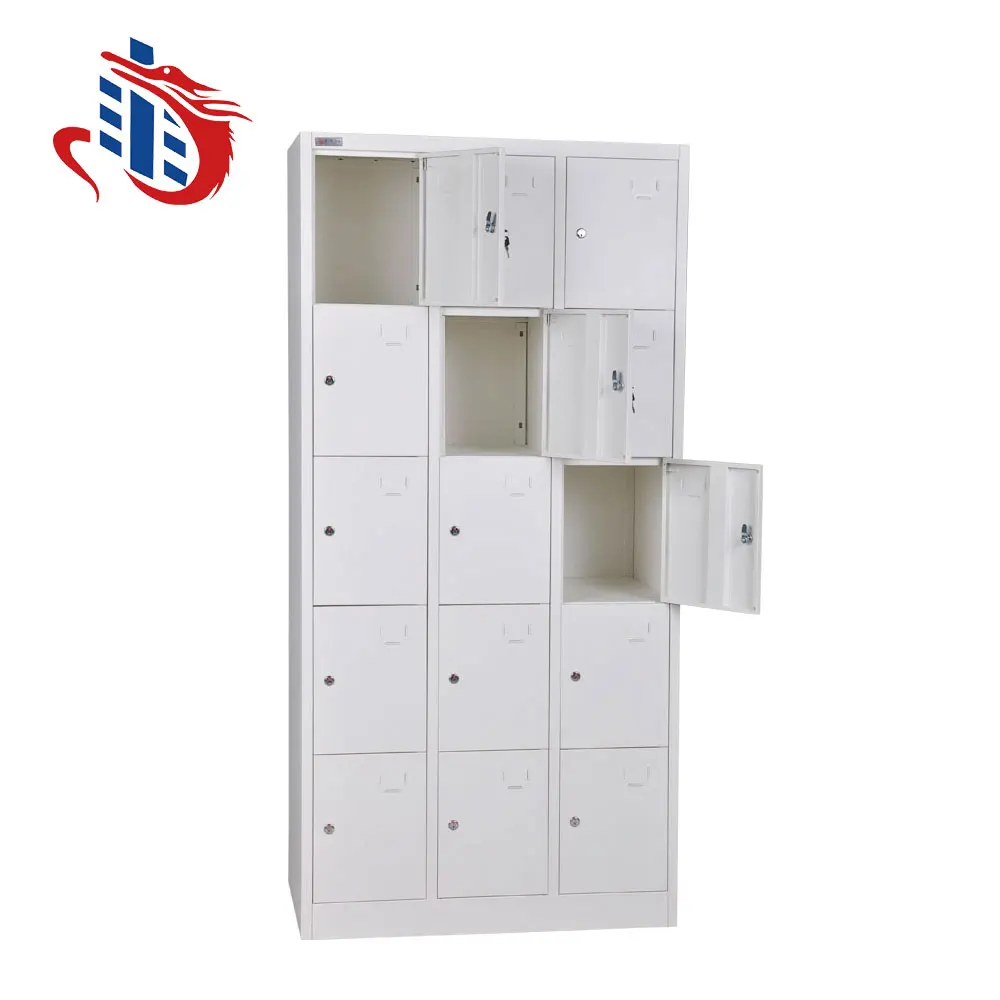 
assemble or knocked down customized electronic lock 12 doors steel lockers 