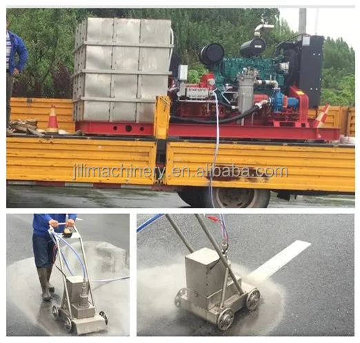 
Road paint high pressure water remove cleaning machine 