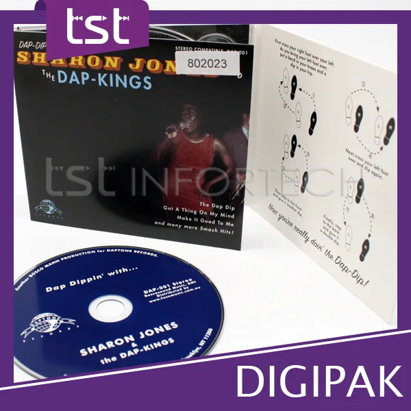 картон cd репликации дигипак печати