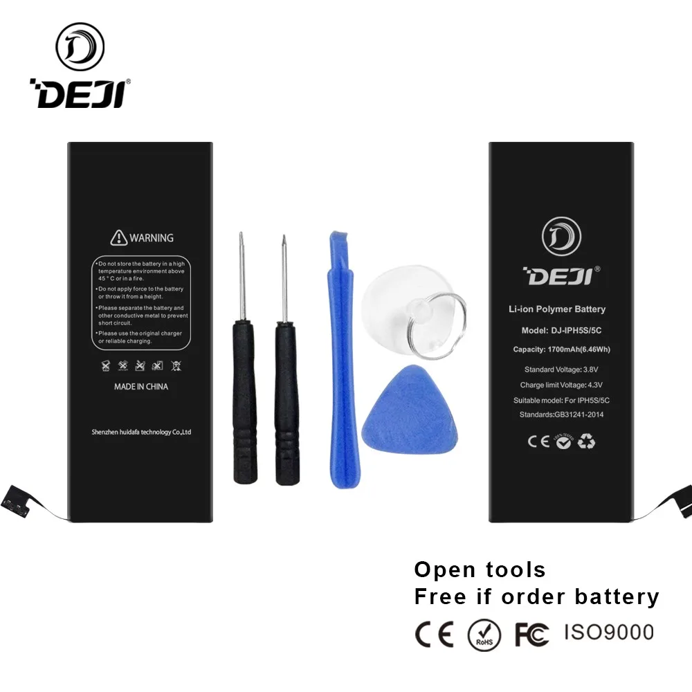 Высокая емкость батареи Для iPhone 4 5C 4S 5 Г 5S SE 6 7 Плюс Батарея CE, FCC, RoHs