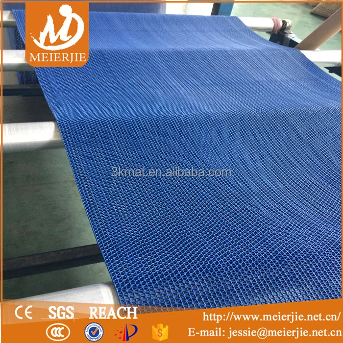 new style without backing PVC S Mat,swimming pool antislip sauna floor mat