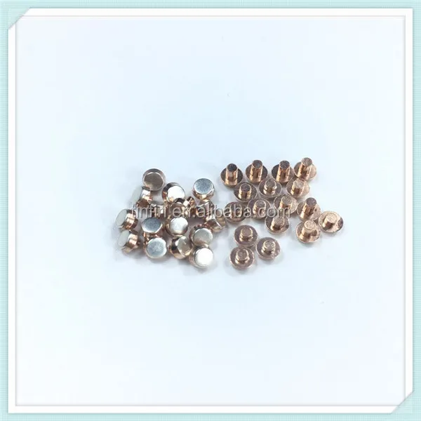 Copper Bimetal Contact Rivet Solid Copper Rivet