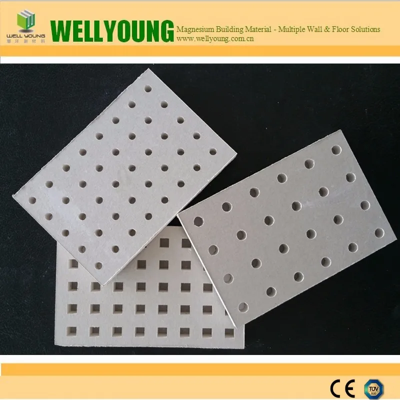 
cheap price perforation gypsum board for soundproofing drywall to India 