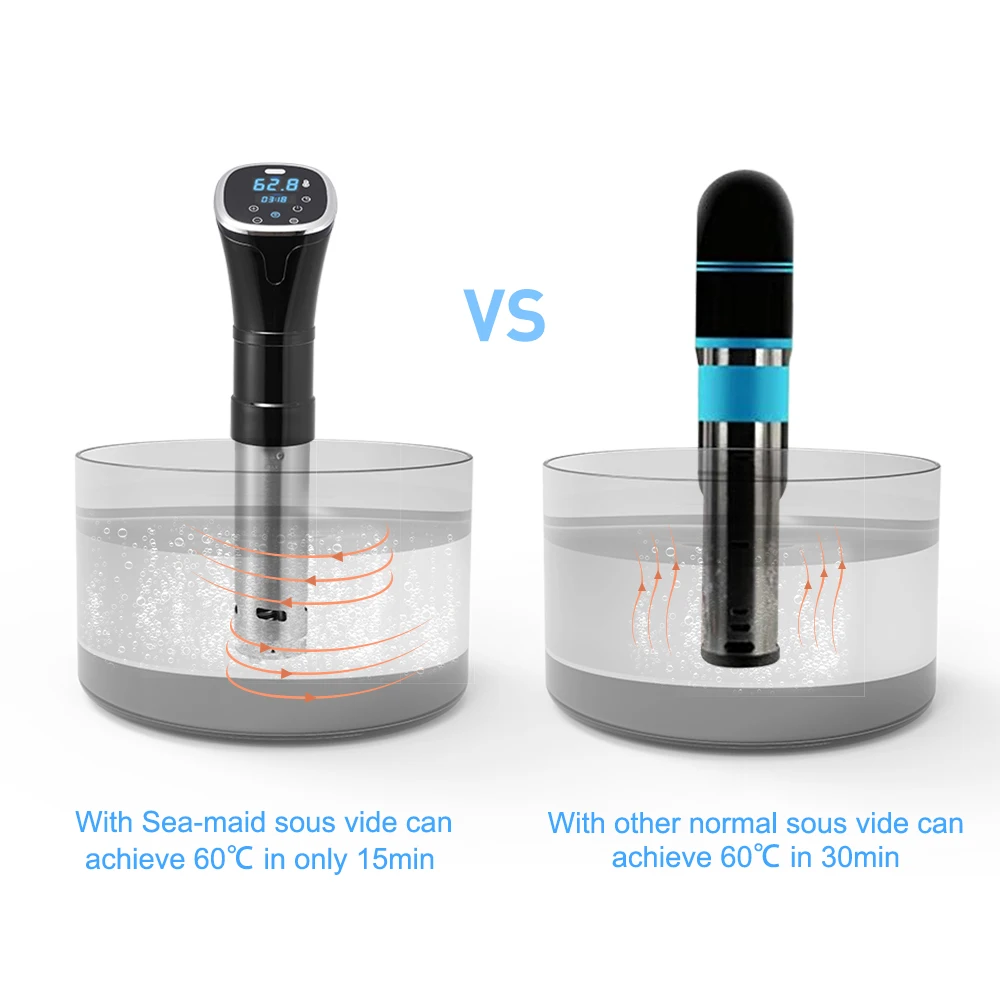 Sea-maid  wifi control immersion circulator sous vide machine for slow cooker with IPX7