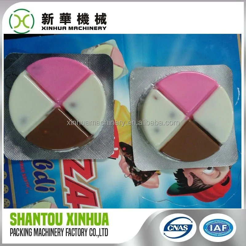 
QGF-Z Automatic dark nutella chocolate mould forming filling sealing machine 