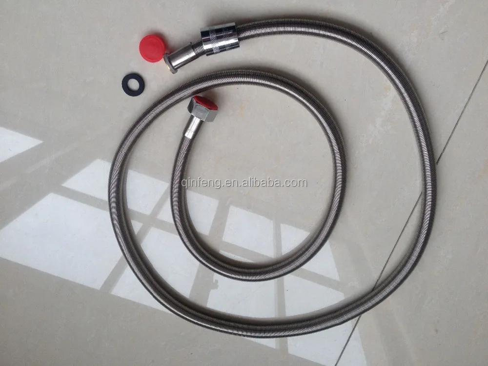 1.2m 1.5m 1.75m 2m 2.4m Flexible spring shower Hose with shattaf.ISO9001Certificate approved,made in china