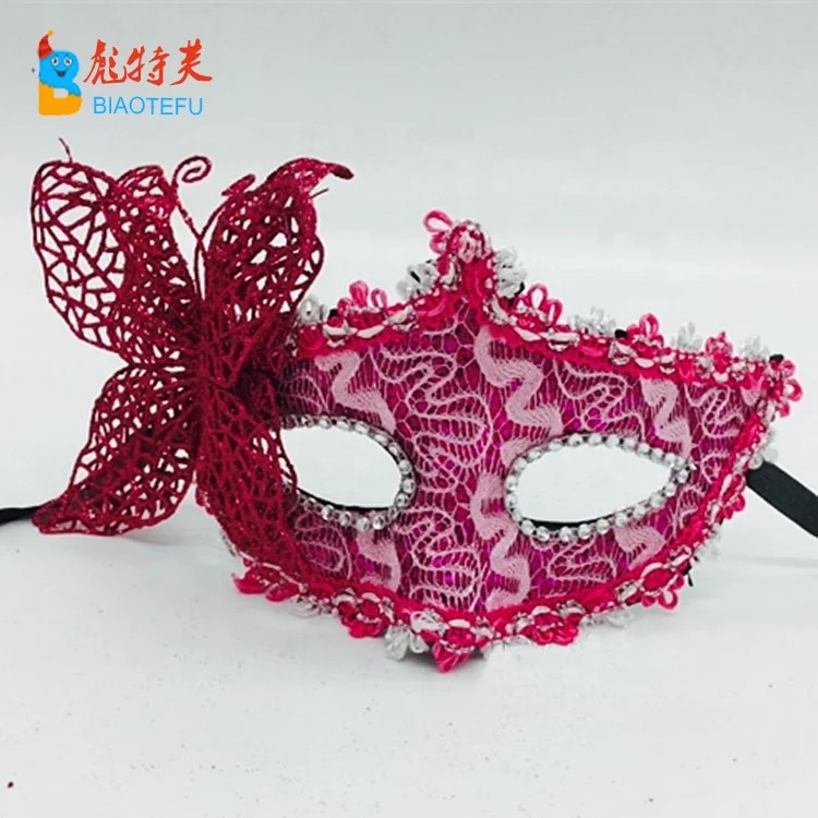 butterfly lace masquerade venice mask for party